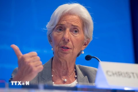 Bà Christine Lagarde. (Nguồn: AFP/TTXVN)