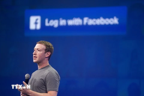 Giám đốc điều hành Tập đoàn Facebook Mark Zuckerberg. (Nguồn: AFP/ TTXVN)