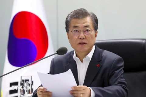 Tổng thống Moon Jae-in. (Nguồn: AFP/TTXVN)