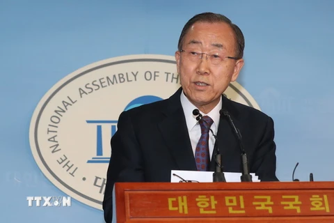 Ông Ban Ki-moon. (Nguồn: EPA/TTXVN)