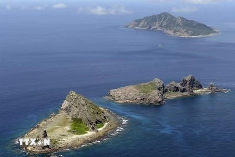  Quần đảo tranh chấp mà Nhật Bản gọi là Senkaku còn Trung Quốc gọi là Điếu Ngư. (Nguồn: Kyodo/TTXVN)
