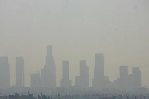 Quang cảnh ô nhiễm không khí ở Los Angeles. (Nguồn: AFP)