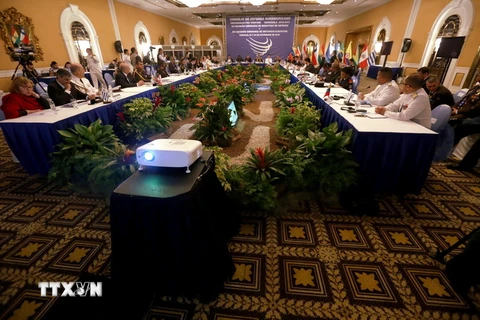 Hội nghị Bộ trưởng Quốc phòng UNASUR lần 7 tại Venezuela. (Nguồn: EPA/TTXVN)