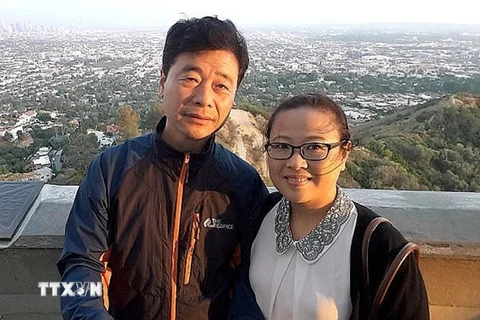 Kim Hak-song (trái) - một trong 3 công dân Mỹ được trả tự do. (Nguồn: Daily Mail/ TTXVN)