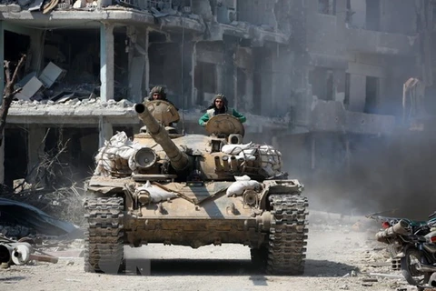 Lực lượng Chính phủ Syria. (Nguồn: AFP/TTXVN)