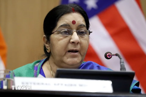 Ngoại trưởng Ấn Độ Sushma Swaraj. (Nguồn: AFP/TTXVN)