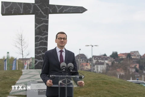 Thủ tướng Ba Lan Mateusz Morawiecki. (Nguồn: THX/TTXVN)