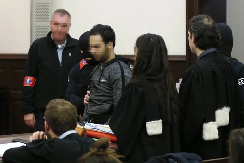 Sofiane Ayari tại một phiên tòa. (Nguồn: Getty images)