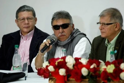 Ông Jesus Santrich (giữa). (Nguồn: Reuters)