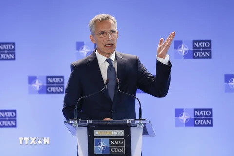 Tổng thư ký NATO Jens Stoltenberg. (Nguồn: THX/TTXVN)