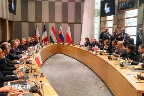 Lãnh đạo các nước thành viên EU tại Hội nghị thượng đỉnh EU ở Brussels, Bỉ ngày 28/6. (Nguồn: AFP/TTXVN)