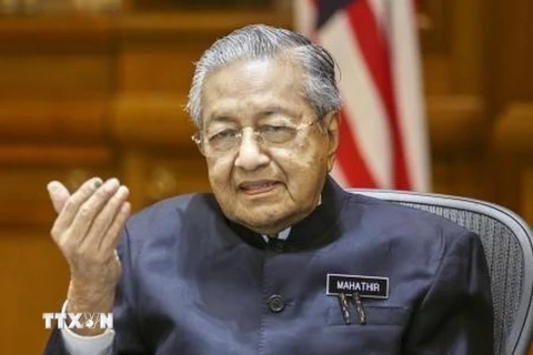 Thủ tướng Malaysia Mahathir Mohamad. (Nguồn: Kyodo/TTXVN)