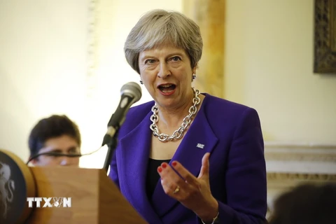 Thủ tướng Anh Theresa May. (Ảnh: AFP/TTXVN)