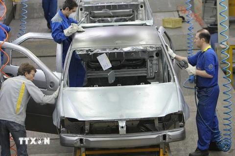 Nhà máy lắp ráp ôtô của hãng Renault, Pháp. (Nguồn: AFP/TTXVN)