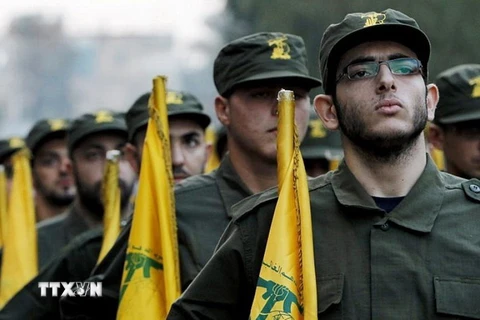 Các chiến binh Hezbollah. (Nguồn: AP/TTXVN)