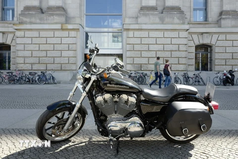 Xe máy của hãng Harley-Davidson. (Ảnh: AFP/TTXVN)