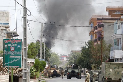 Quang cảnh một vụ nổ ở Jalalabad. Ảnh minh họa. (Nguồn: Reuters)