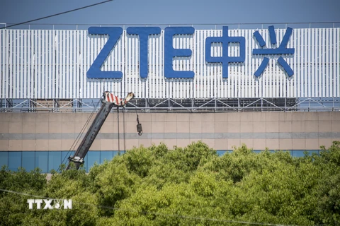 Trụ sở của ZTE tại thành phố Thượng Hải, Trung Quốc. (Ảnh minh họa. AFP/TTXVN)