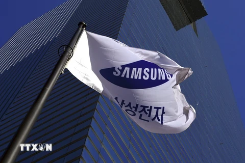 Trụ ở tập đoàn Samsung ở Seoul, Hàn Quốc. (Ảnh: AFP/TTXVN)