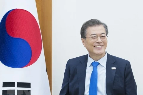 Tổng thống Hàn Quốc Moon Jae-in. (Nguồn: Yonhap/TTXVN)