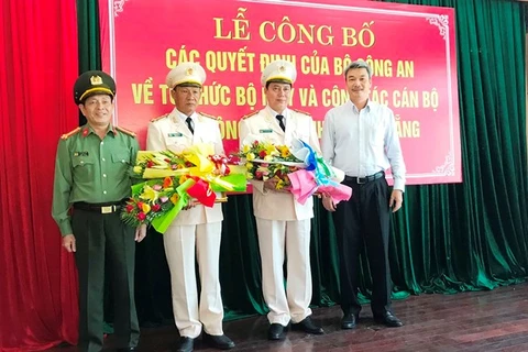Bổ nhiệm 2 lãnh đạo PCCC làm phó giám đốc công an Đà Nẵng