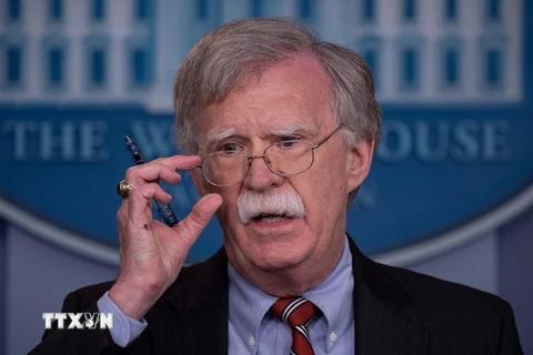 Cố vấn an ninh quốc gia Mỹ John Bolton. (Ảnh: AFP/TTXVN)