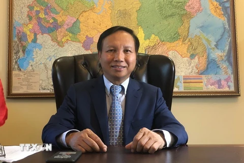 Đại sứ Việt Nam tại Nga kiêm nhiệm Azerbaijan Ngô Đức Mạnh. (Ảnh: TTXVN phát)