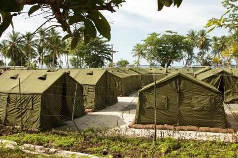 Nơi giam giữ người tị nạn trên đảo Manus của Papua New Guinea. (Nguồn: Getty)