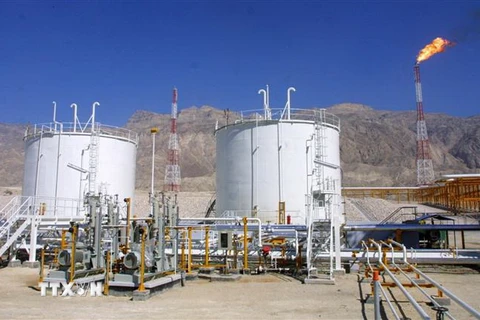 Cơ sở lọc dầu South Pars ở cảng Asaluyeh, Iran. (Ảnh: AFP/TTXVN)