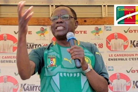 Ứng cử viên phe đối lập Maurice Kamto. (Nguồn: africanews.com)