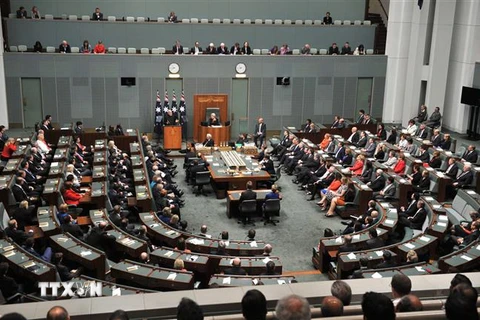 Toàn cảnh một phiên họp Quốc hội Australia tại Canberra. (Ảnh: AFP/TTXVN)