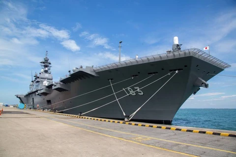 Một tàu thuộc Lực lượng Phòng vệ trên biển Nhật Bản. Ảnh minh họa. (Nguồn: Bloomberg)