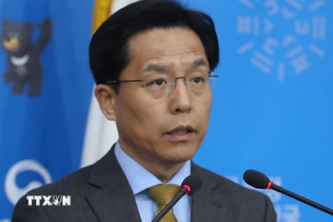 Người phát ngôn Bộ Ngoại giao Hàn Quốc Noh Kyu-duk. (Nguồn: Yonhap/TTXVN)