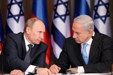 Thủ tướng Israel Benjamin Netanyahu và Tổng thống Nga Vladimir Putin tại một cuộc gặp năm 2012. (Nguồn: timesofisrael.com)