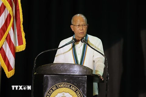 Bộ trưởng Quốc phòng Philippines Delfin Lorenzana. (Nguồn: THX/TTXVN)
