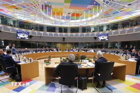 Toàn cảnh hội nghị thượng đỉnh EU tại Brussels, Bỉ ngày 25/11/2018. (Ảnh: AFP/TTXVN)