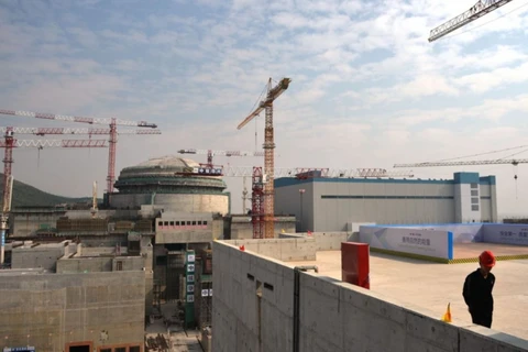 Công trường xây dựng nhà máy Taishan EPR. (Nguồn: AFP)