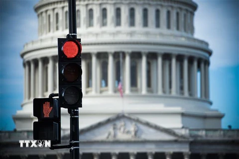 Quốc hội Mỹ có thời hạn cuối cùng để thông qua dự luật chi tiêu tạm thời dành cho Chính phủ liên bang trước đêm 21/12. (Ảnh: AFP/TTXVN)