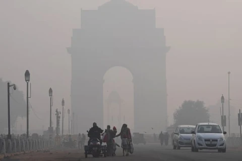 Không khí ô nhiễm ở New Delhi. (Nguồn: AFP)