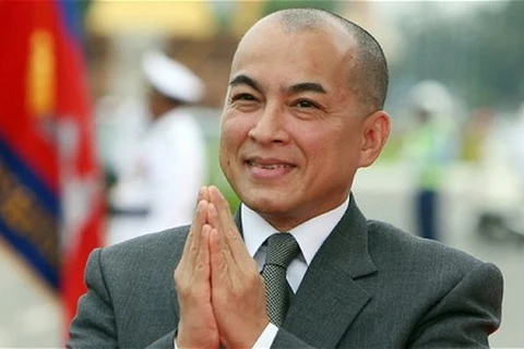 Quốc vương Campuchia Norodom Sihamoni. (Nguồn: The Telegraph)