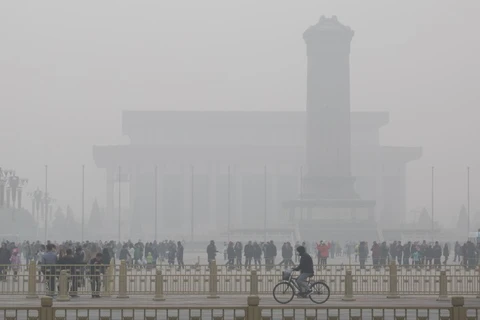 Cảnh ô nhiễm tại Bắc Kinh năm 2017. (Nguồn: cen.acs.org)
