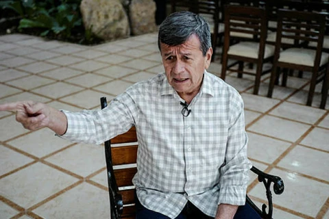 Trưởng phái đoàn đàm phán hòa bình của ELN, ông Pablo Beltran. (Nguồn: AFP)