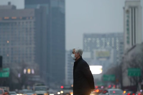 Không khí ô nhiễm ở Seoul, Hàn Quốc. (Nguồn: EPA-EFE)