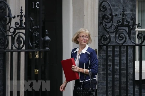 Chủ tịch Hạ viện Anh Andrea Leadsom. (Ảnh: AFP/TTXVN)