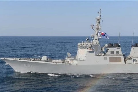 Tàu chiến của Hàn Quốc. (Ảnh minh họa. Nguồn: PressTV)