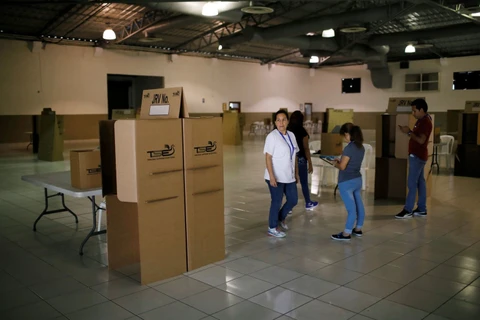 Một địa điểm bầu cử ở El Salvador. (Nguồn: Reuters)
