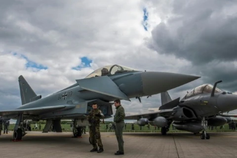 Máy bay Eurofighter và Rafale. (Nguồn: AFP)