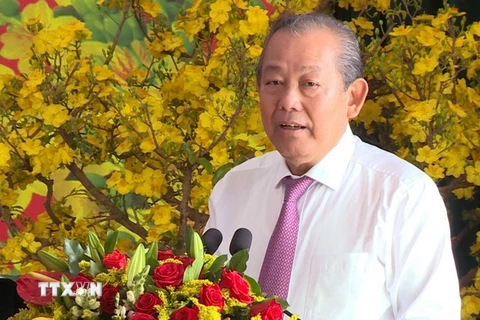 Phó Thủ tướng thường trực Chính phủ Trương Hòa Bình. (Ảnh: Thanh Bình/TTXVN)
