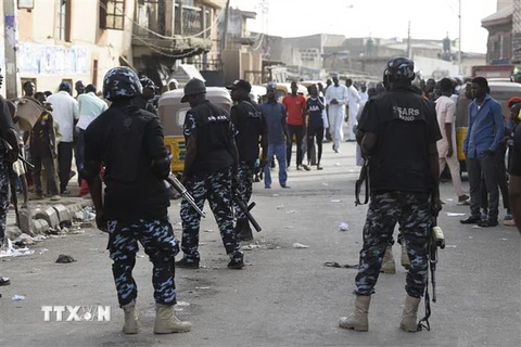 Lực lượng an ninh Nigeria. (Ảnh: AFP/TTXVN)