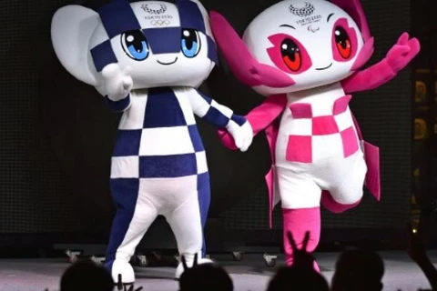 Các linh vật của Olympic Tokyo. (Nguồn: AFP)